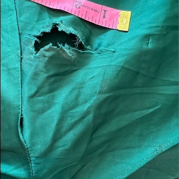 leena for Mac Duggal Satin Ruffled Gown - Picture 15 of 16